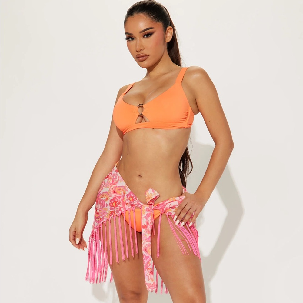 Dance with me sarong coverup skirt